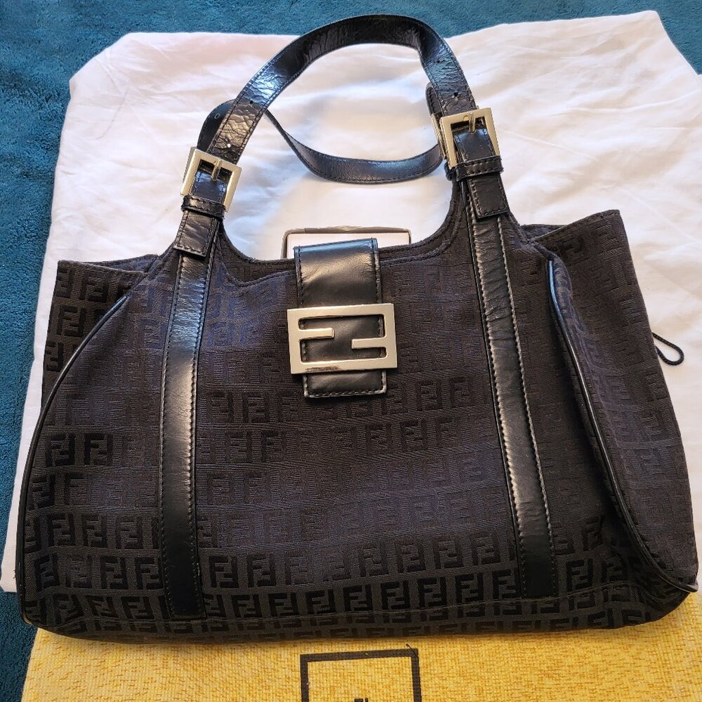 Fendi Zucchino pattern Handbag